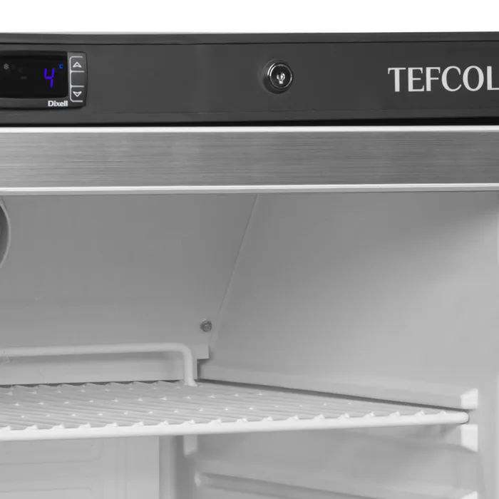 Tefcold Displayfryser UF400G med LED lys og lås