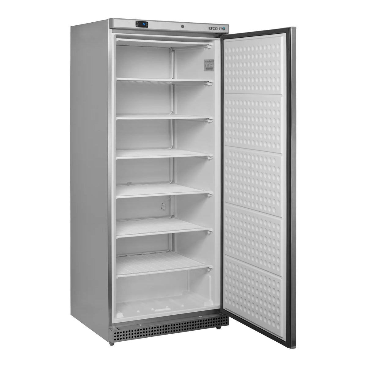 Fryseskap GN2/1 Tefcold UF600S – rustfritt stål, lås