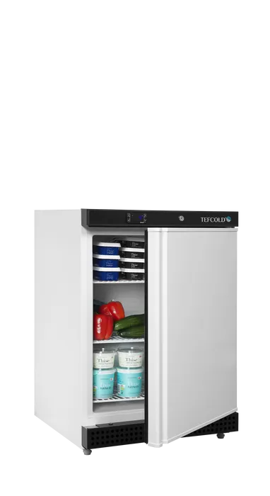 Tefcold Kjøleskap UR200 hvit utside passer underbenk