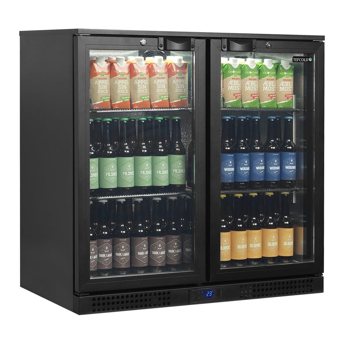 Tefcold BA26H – produktbilde med innhold