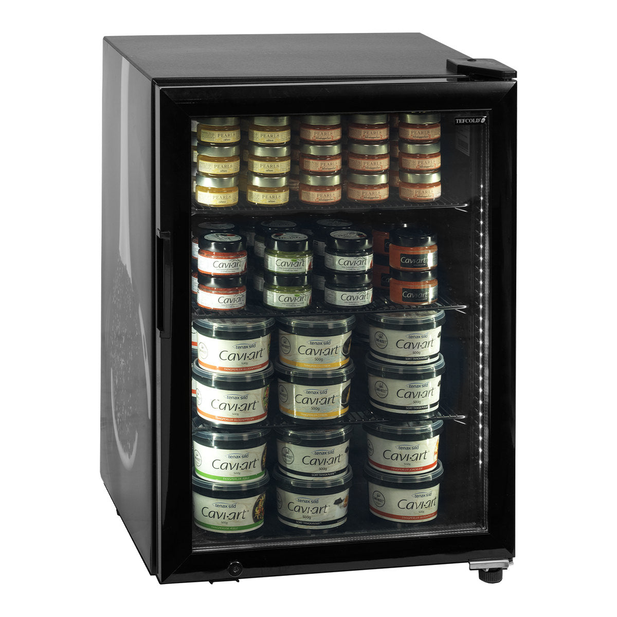Tefcold UR90G-SUB ZERO – produktbilde med innhold