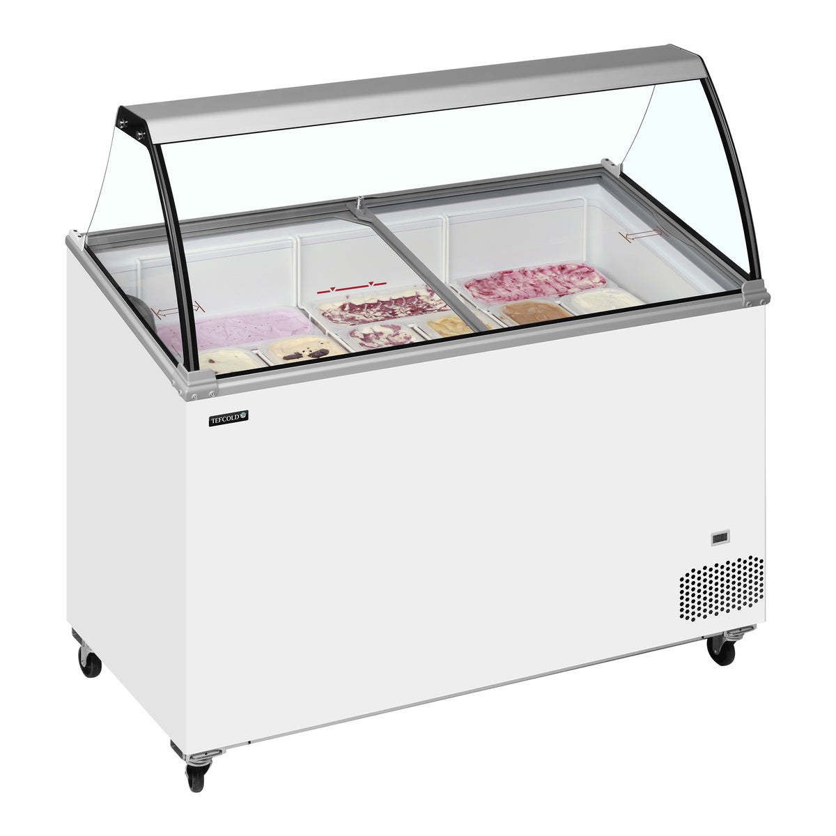 Tefcold IC402SCE-SO – produktbilde med innhold