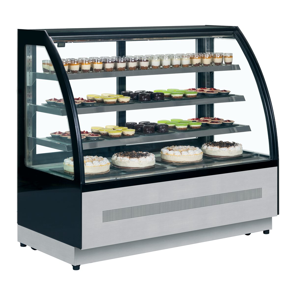 Tefcold LPD1500C/BLACK – produktbilde med innhold