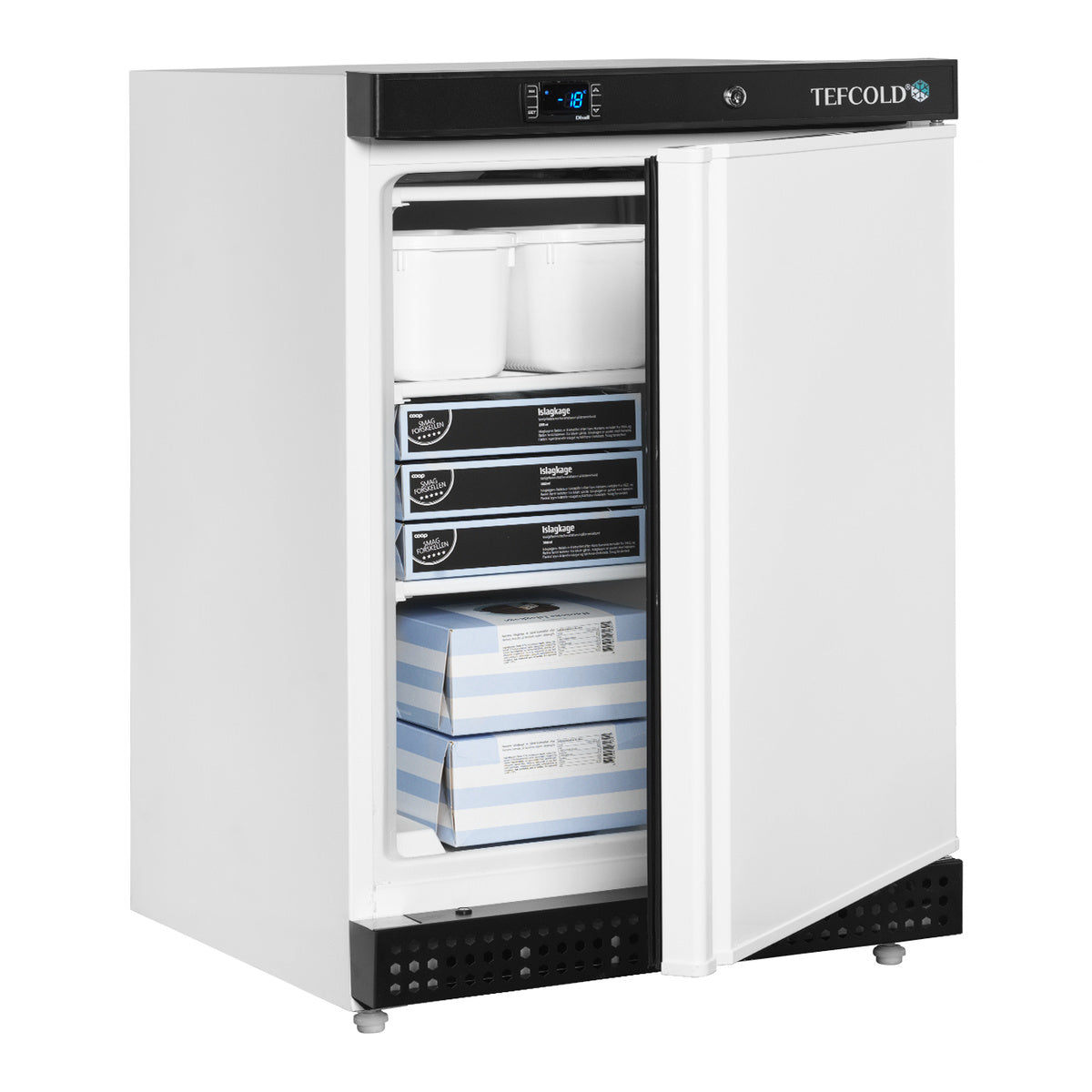 Tefcold UF200 – produktbilde med innhold
