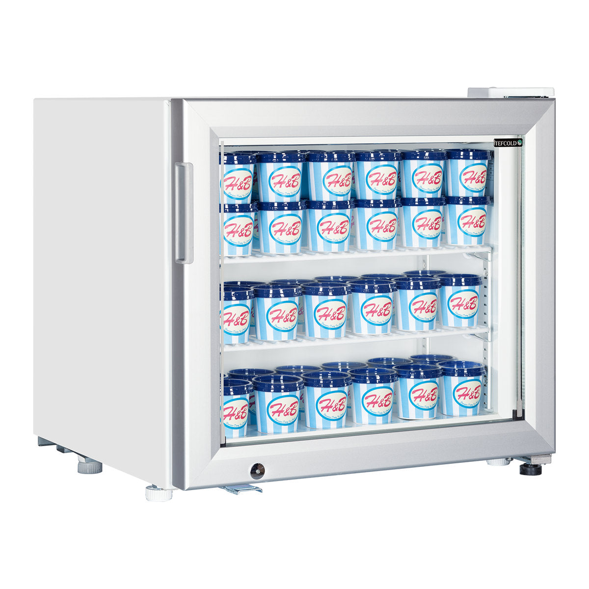 Tefcold UF50G – produktbilde med innhold