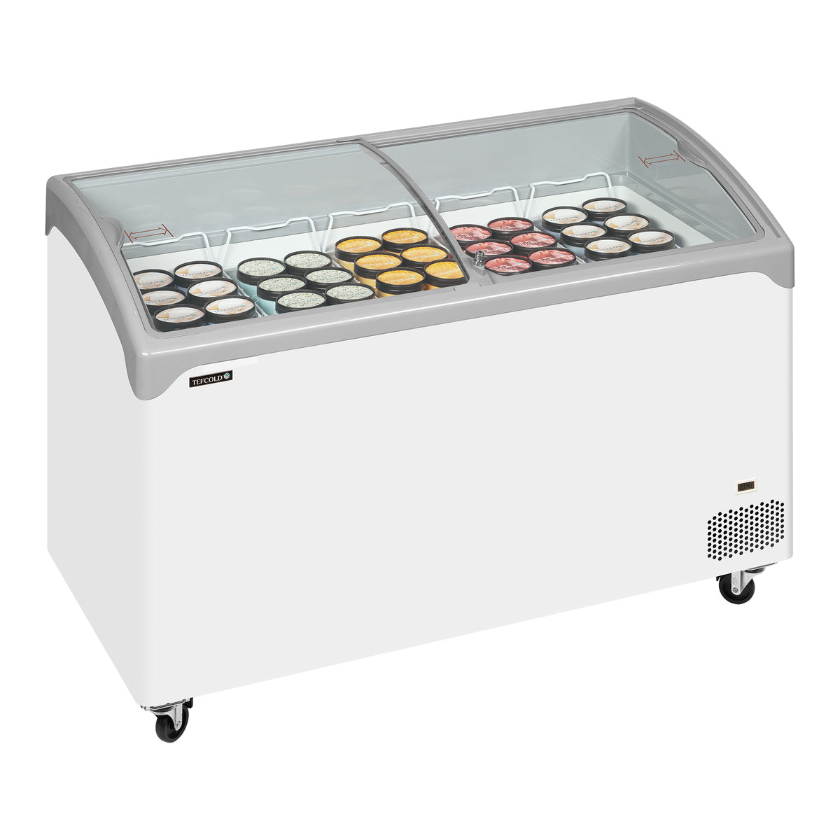 Tefcold NIC402SCEB – produktbilde med innhold