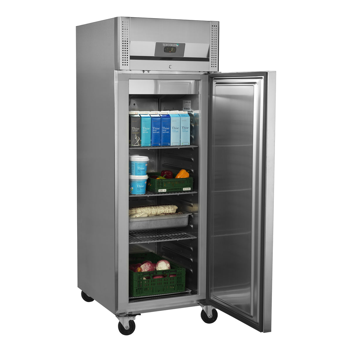 Tefcold RK710X1 – produktbilde med innhold