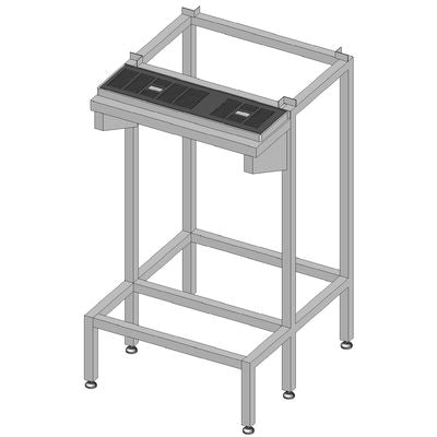 Animo Åpen base i rustfritt stål CB 1 x 5 (W) R/L