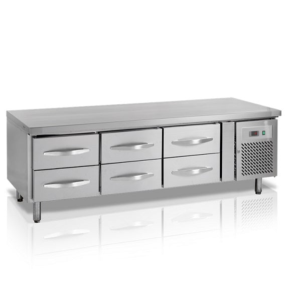 Tefcold Grillkjølebenk UC5360 med 6 skuffer