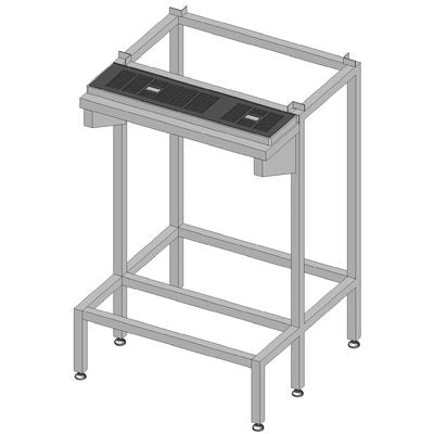 Animo Åpen base i rustfritt stål CB 1 x 10 (W) R/L