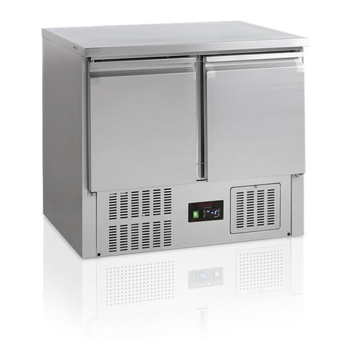 Saladette GN1/1 Tefcold GS91 – vifteassistert kjøling, rustfritt stål, automatisk avriming