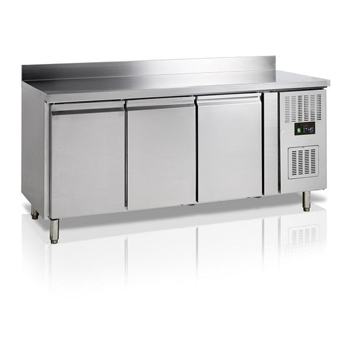 Kjølebenk GN1/1 Tefcold GC73 – ventilert kjøling, rustfritt stål, automatisk avriming