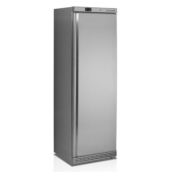 Tefcold Kjøleskap UR400S rustfri utside og ventilert kjøling