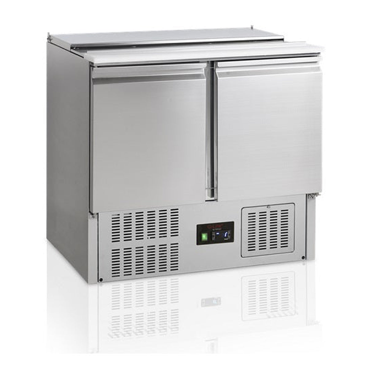 Saladette GN1/1 Tefcold GS92 – vifteassistert kjøling, rustfritt stål, automatisk avriming