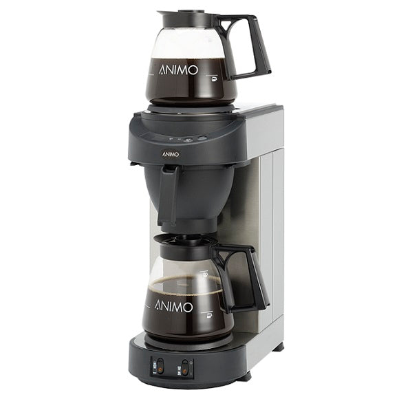 Animo Kaffetrakter M200 med vanntilkobling for 2 x 1,8 liter kanner