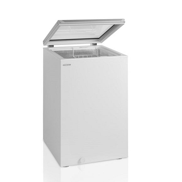 Iskremfryser Tefcold ST160 – Fryseboks med glasslokk for iskrem og frysevarer