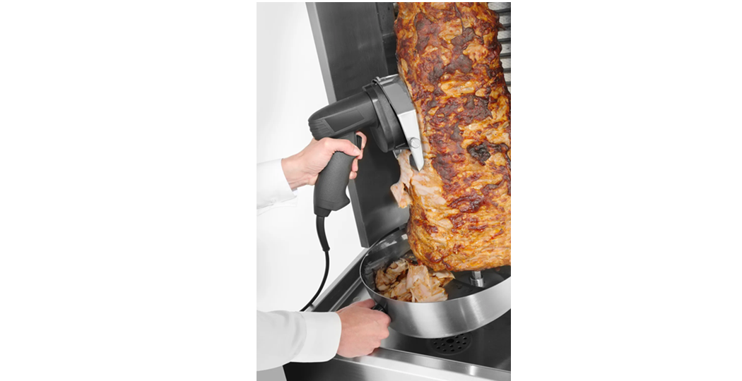 Elektrisk kebabkniv V230/80W - 262x134x(h)189mm