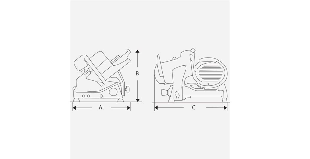 Berkel oppskjærsmaskin Pro Line XS25 rød