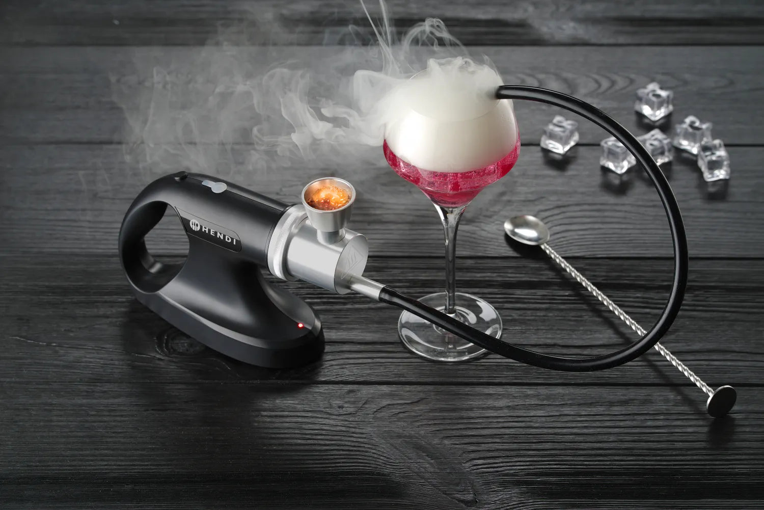 Røykepistol med oppladbart batteri – 3 hastigheter for røykinfusjon