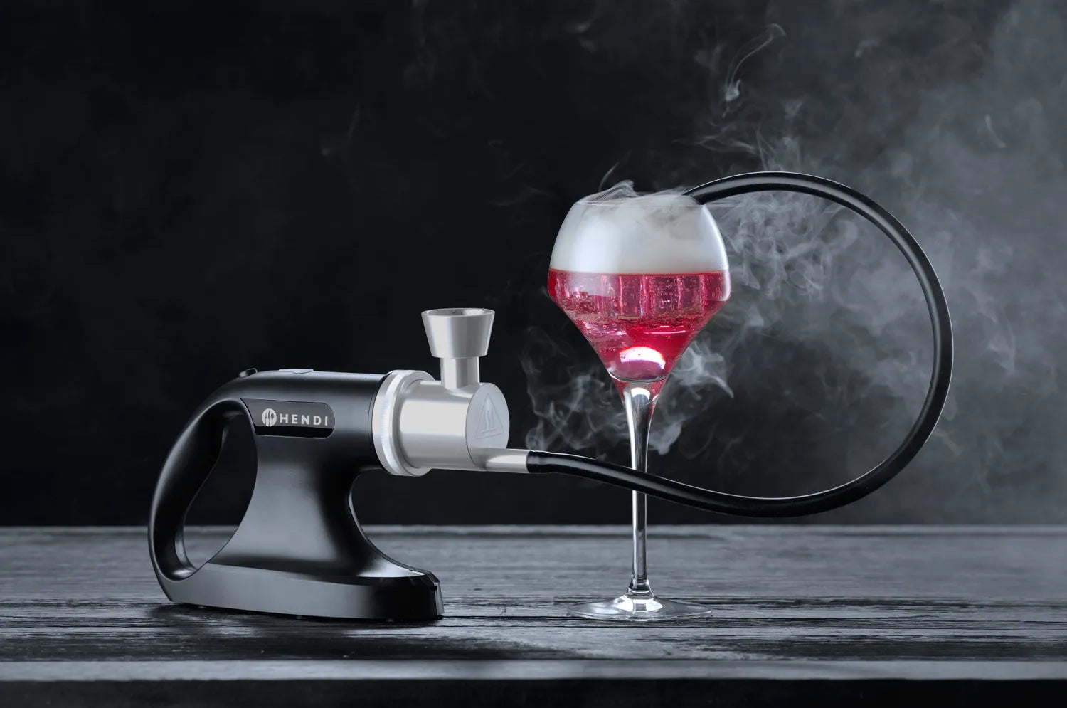 Røykepistol med oppladbart batteri – 3 hastigheter for røykinfusjon