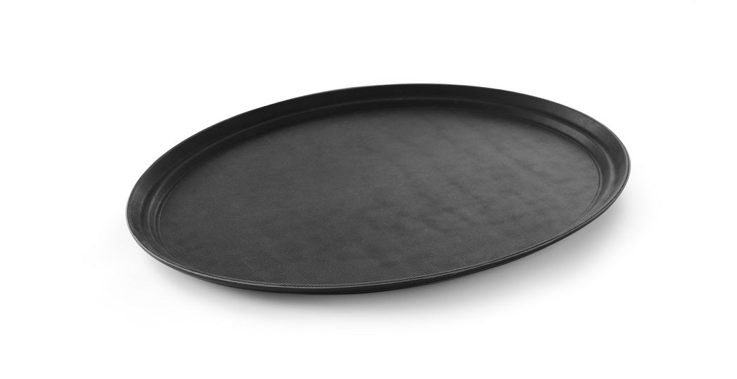 Polyester-brett (serveringsbrett) oval XL 735x600mm