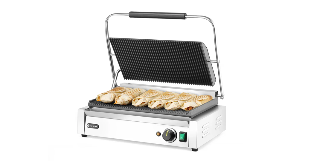 Kontaktgrill "Panini" XL V230/W2700, 548x415x(h)210mm