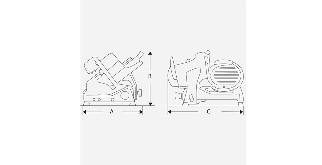 Berkel oppskjærsmaskin Pro Line XS25 Aluminium