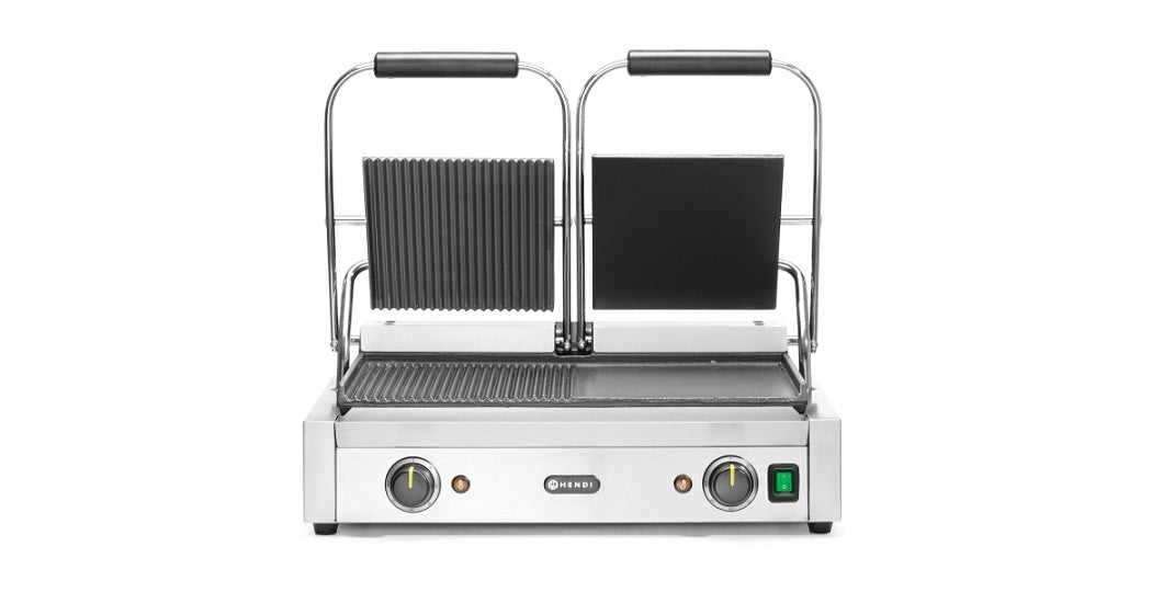 Kontaktgrill - dobbel versjon V230/W3600, 575x430x(h)510mm