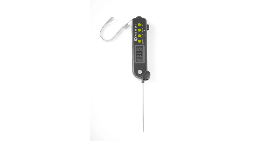 Termometer med sammenleggbar sonde 	-50/300°c