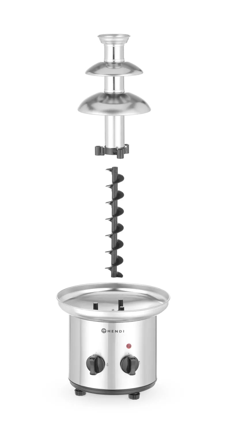 Sjokoladefontene med 3 etasjer – til servering av flytende sjokolade