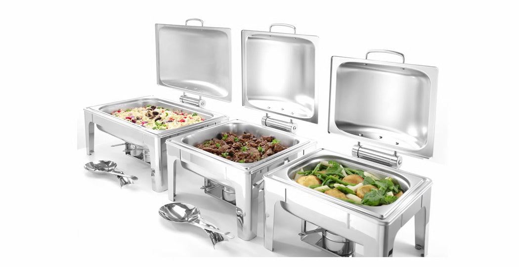 Chafing dish GN 1/1 satin finish 570x430x(h)290mm