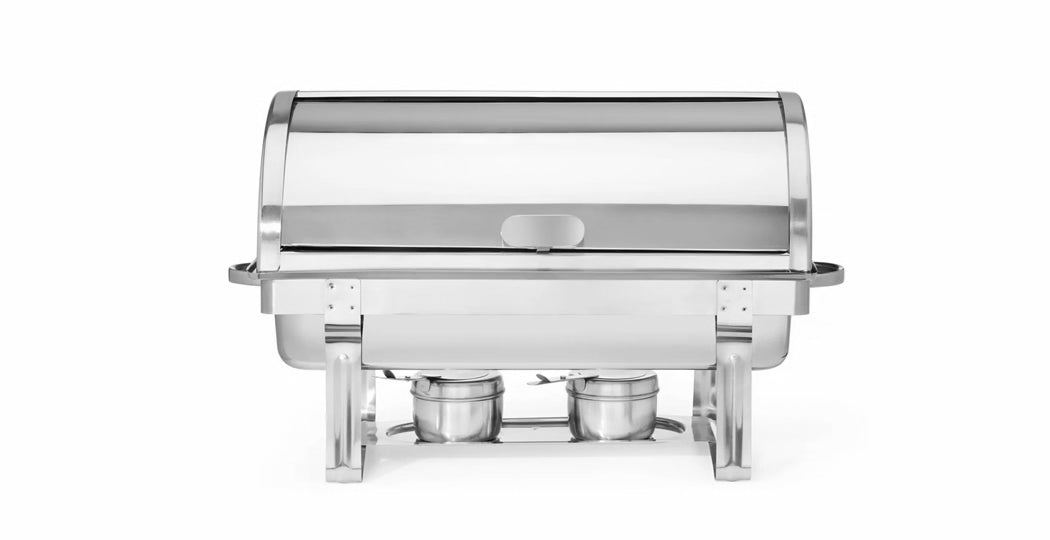 Rolltop-Chafing dish Gastronorm 1/1 - 9Liter, 590x340x(h)400mm