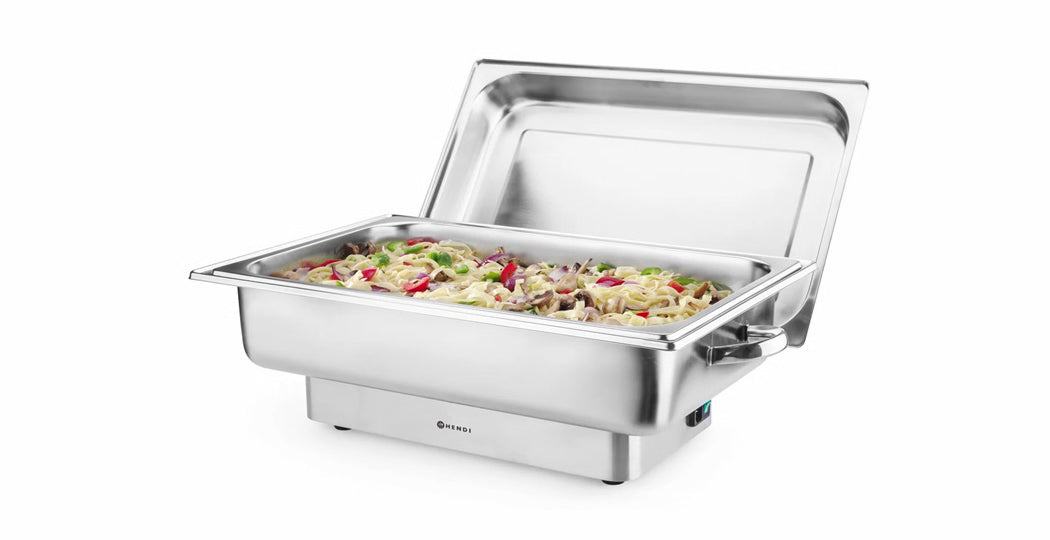 Chafing dish electric Pollina 9liter,  W850, 610x450x(h)278mm