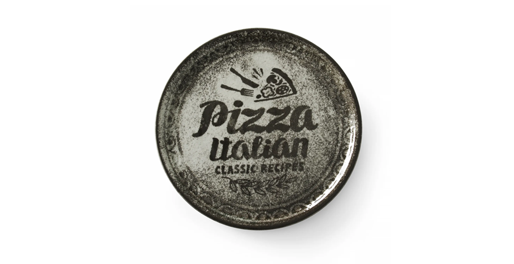 Pizzatallerken 6-pakk Classic Recipe Collection Black fra ø310 til ø330