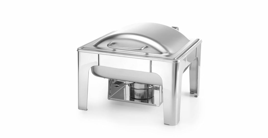 Chafing dish GN 1/2 satin finish 365x370x(h)280mm