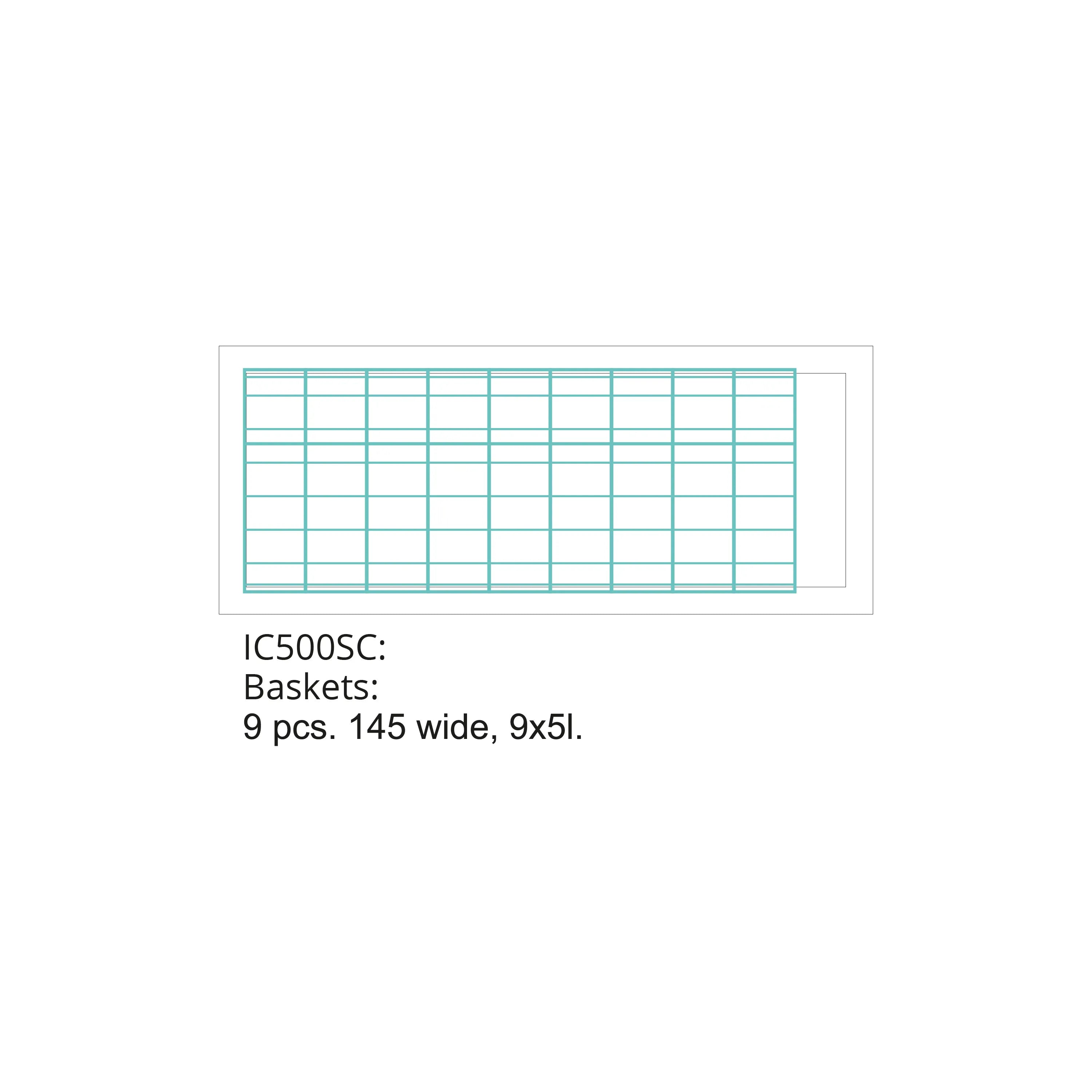 Iskremfryser Tefcold IC552SC – Stor displayfryseboks 486 liter med skyveglass