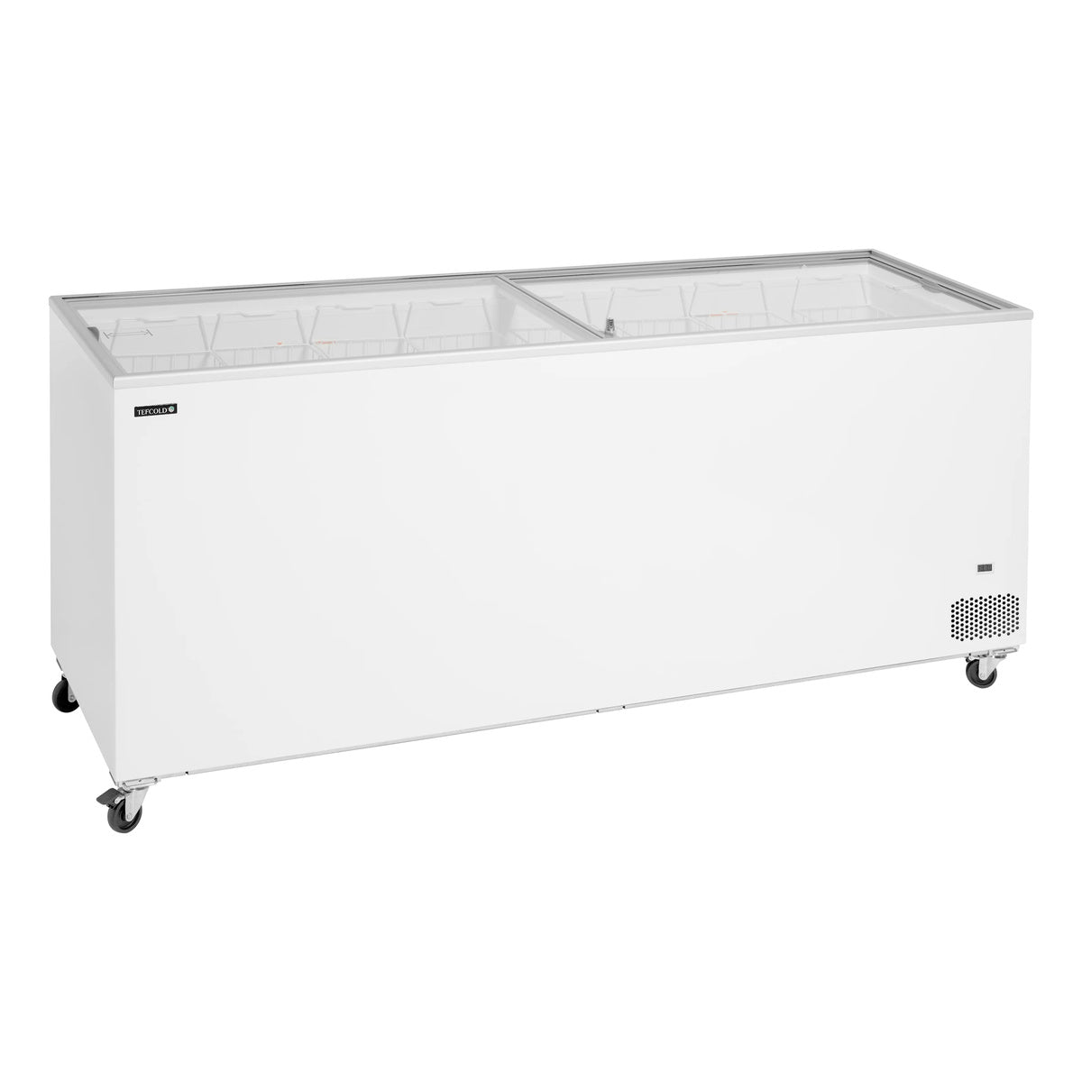 Isdisk Tefcold IC702SC – LED-belysning, digitalt termometer, hjul