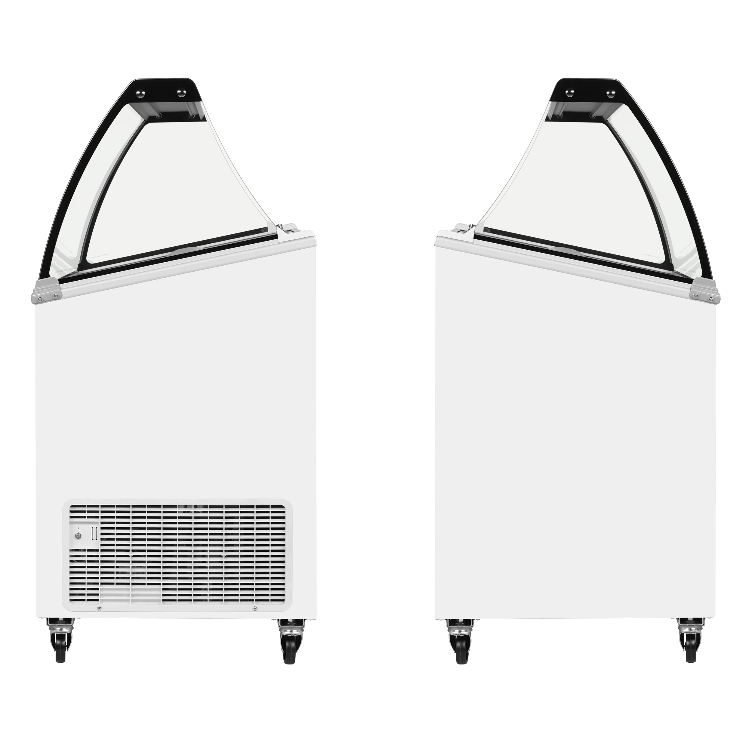 Iskremfryser Tefcold IC402SCE+SO – Serveringsfryser for kuleis med glassbeskyttelse