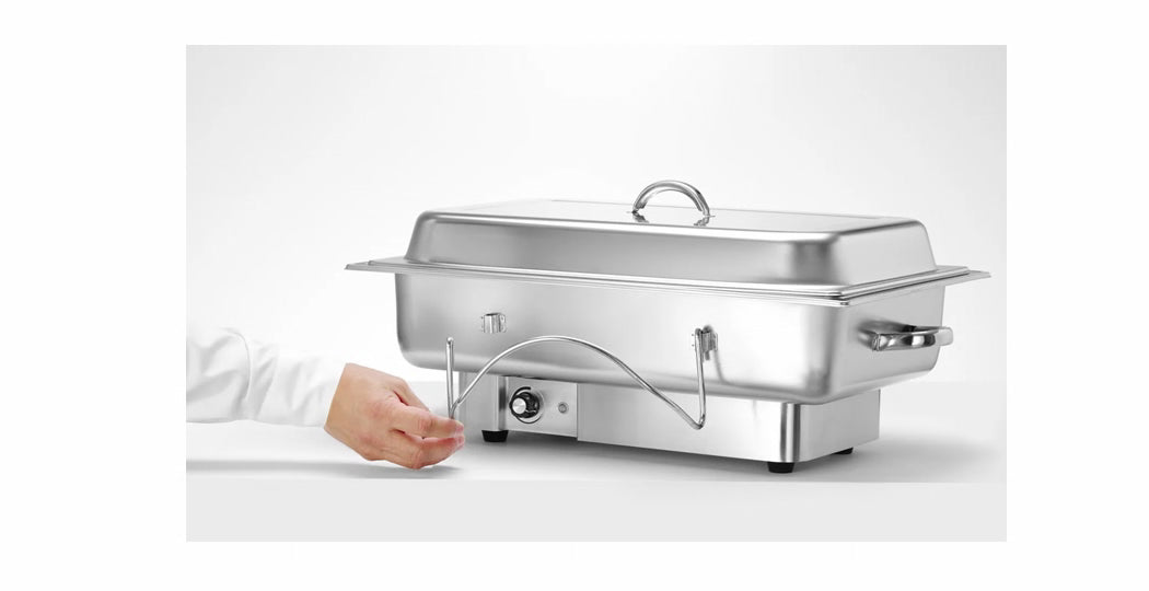 Chafing dish electric Pollina 9liter,  W850, 610x450x(h)278mm