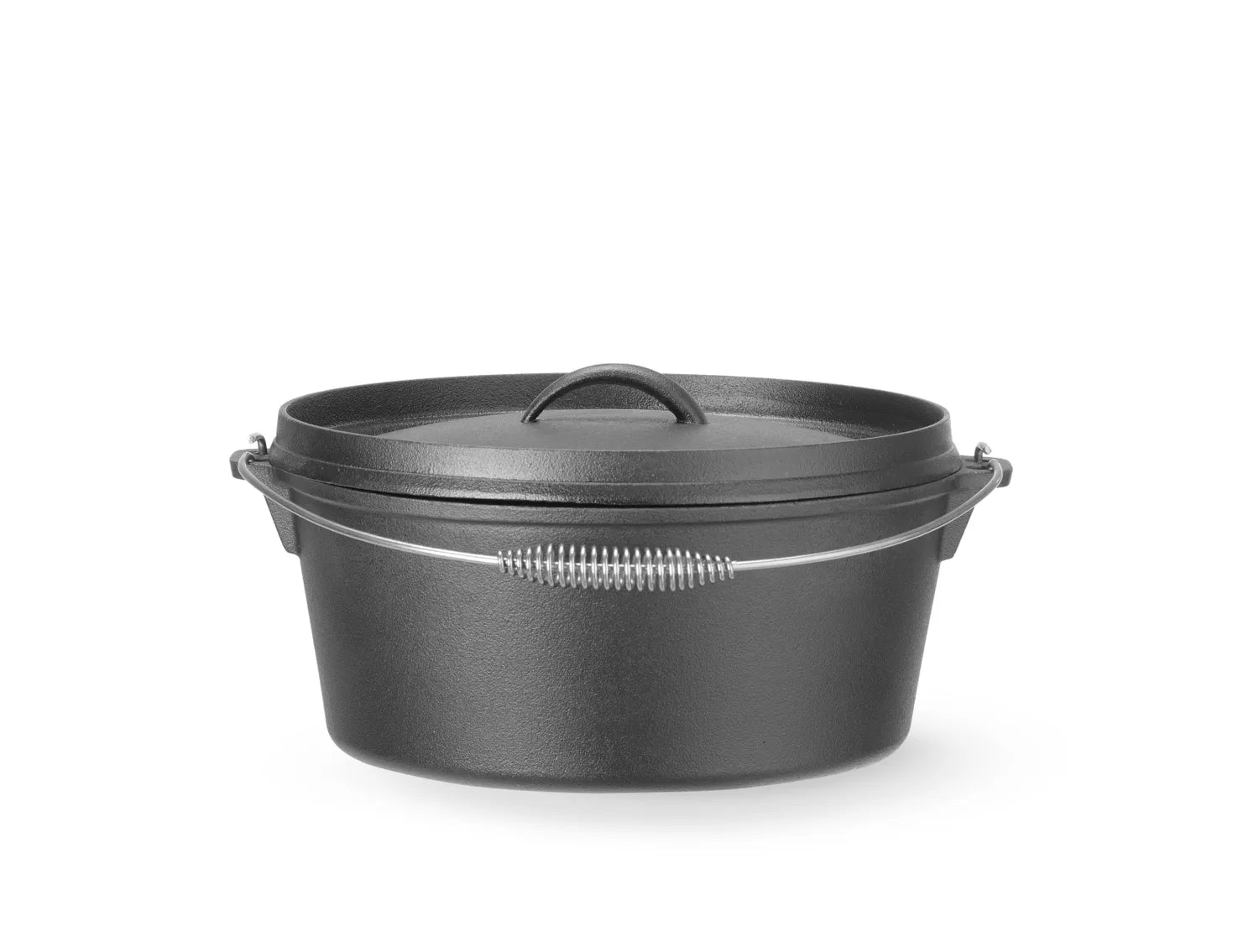 Støpejernsgryte / dutch oven med lokk på 7,2 liter – For tradisjonell og jevn matlaging