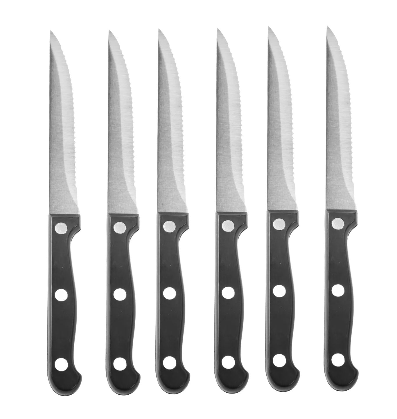 Biffknivsett med 6 stk i pakken – 6-delers knivsett for biff og grillretter