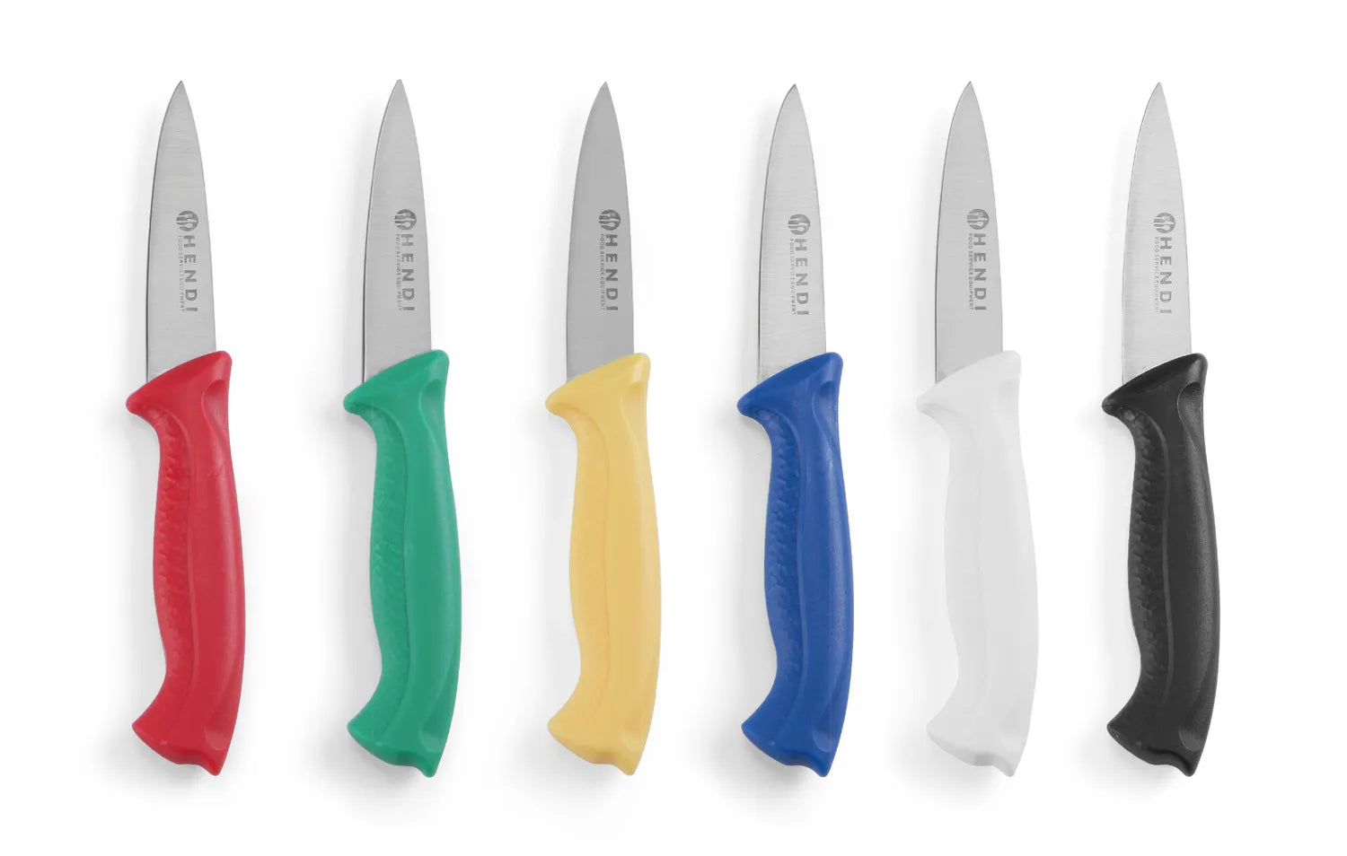 Skjæreknivsett med fargekoder – Sett med 6 kniver