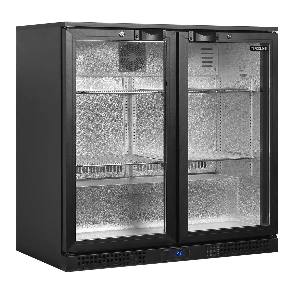 Barkjøleskap Tefcold BA21H – ventilert kjøling, LED-belysning, justerbare hyller