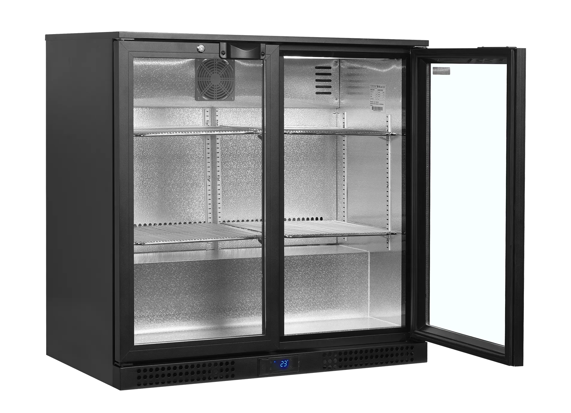 Backbar kjøleskap Tefcold BA26H – Profesjonell barkjøler med ventilert kjøling og energiklasse A