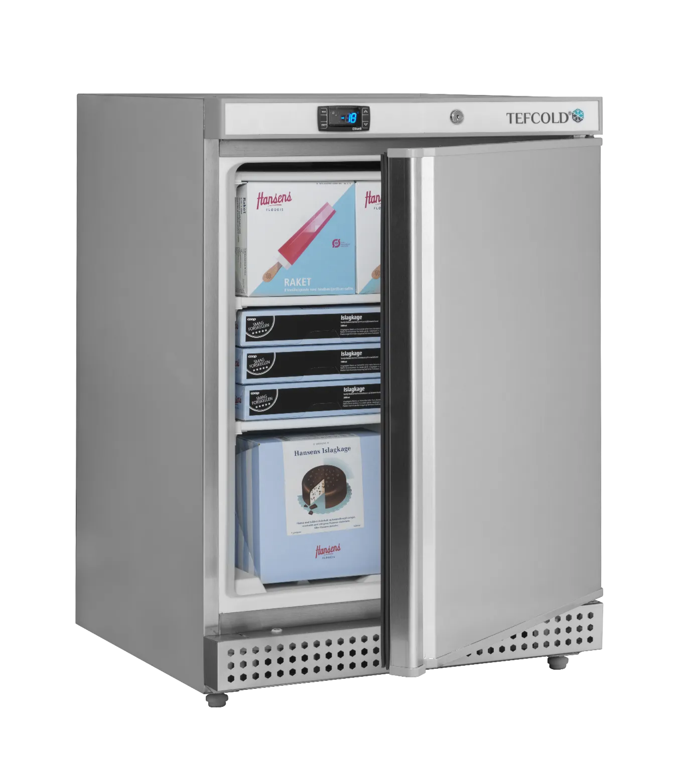 Tefcold UF200S – Fryseskap for profesjonell oppbevaring, GN-1/1 under benk
