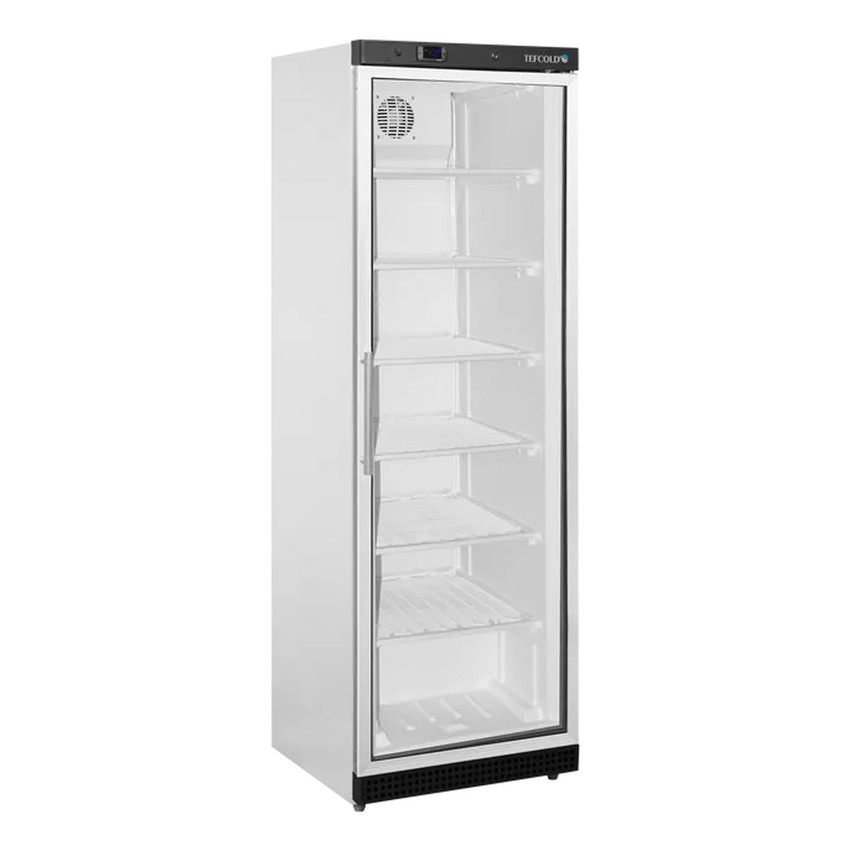 Displayfryser Tefcold UF400G – statisk kjøling, LED-belysning, oppvarmet glass
