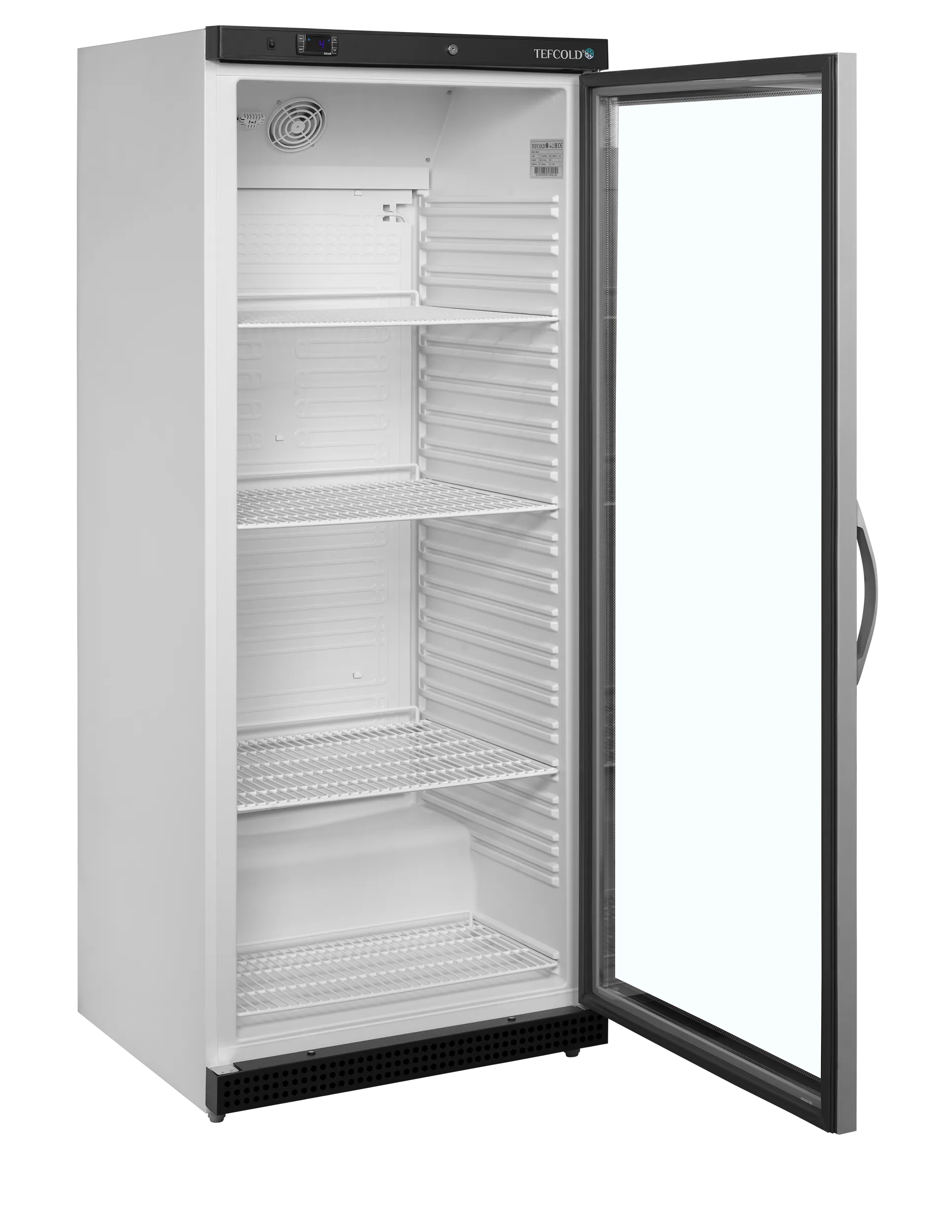 Tefcold UR600G - Displaykjøleskap GN 2/1 med glassdør