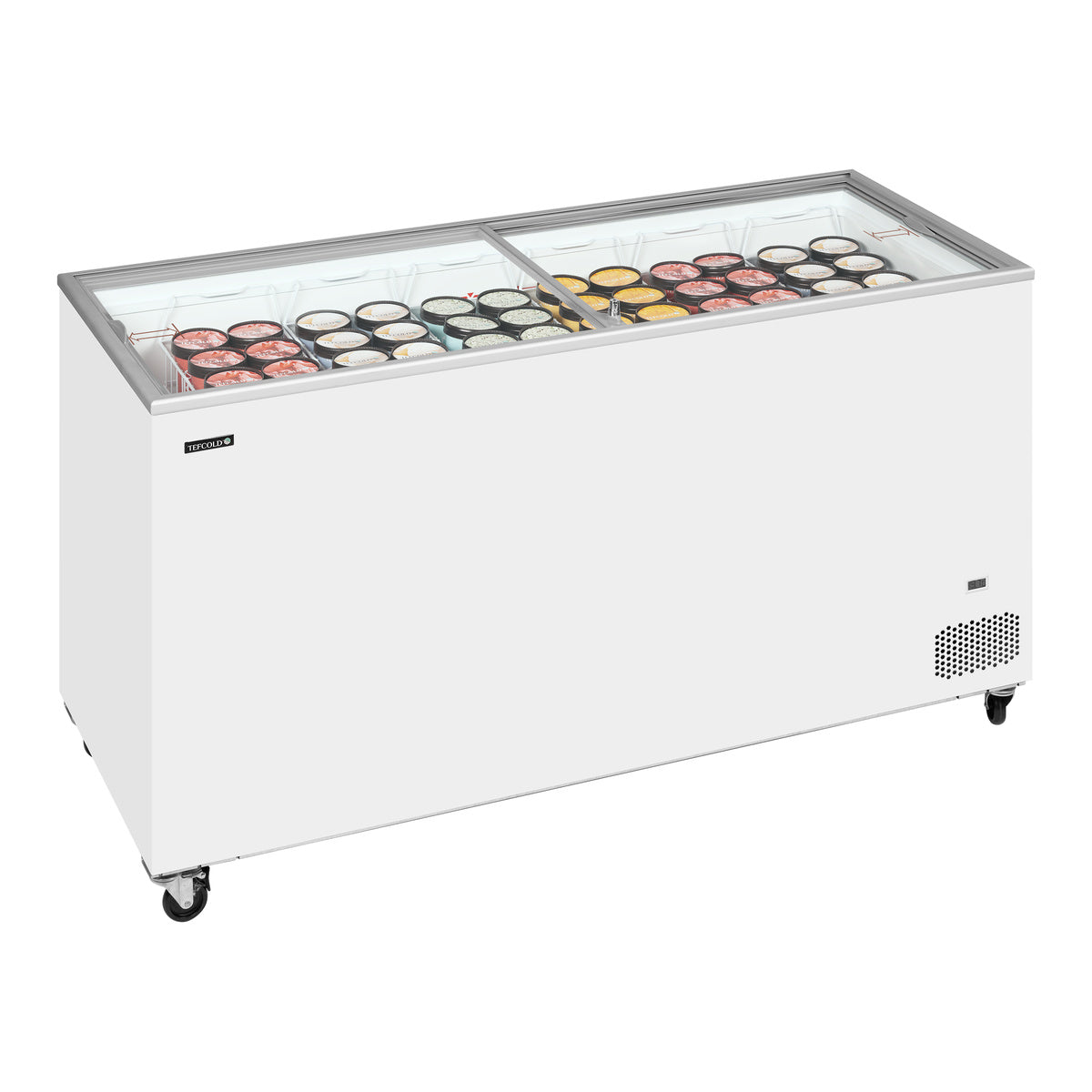 Tefcold IC502SC – produktbilde med innhold