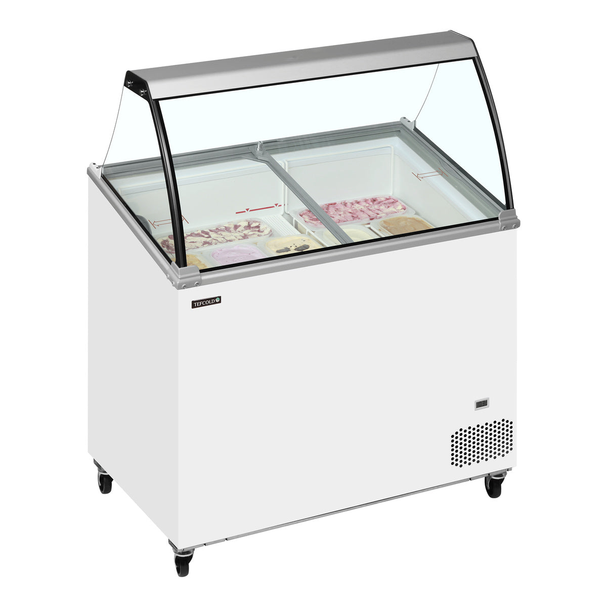 Tefcold IC302SCE-SO – produktbilde med innhold