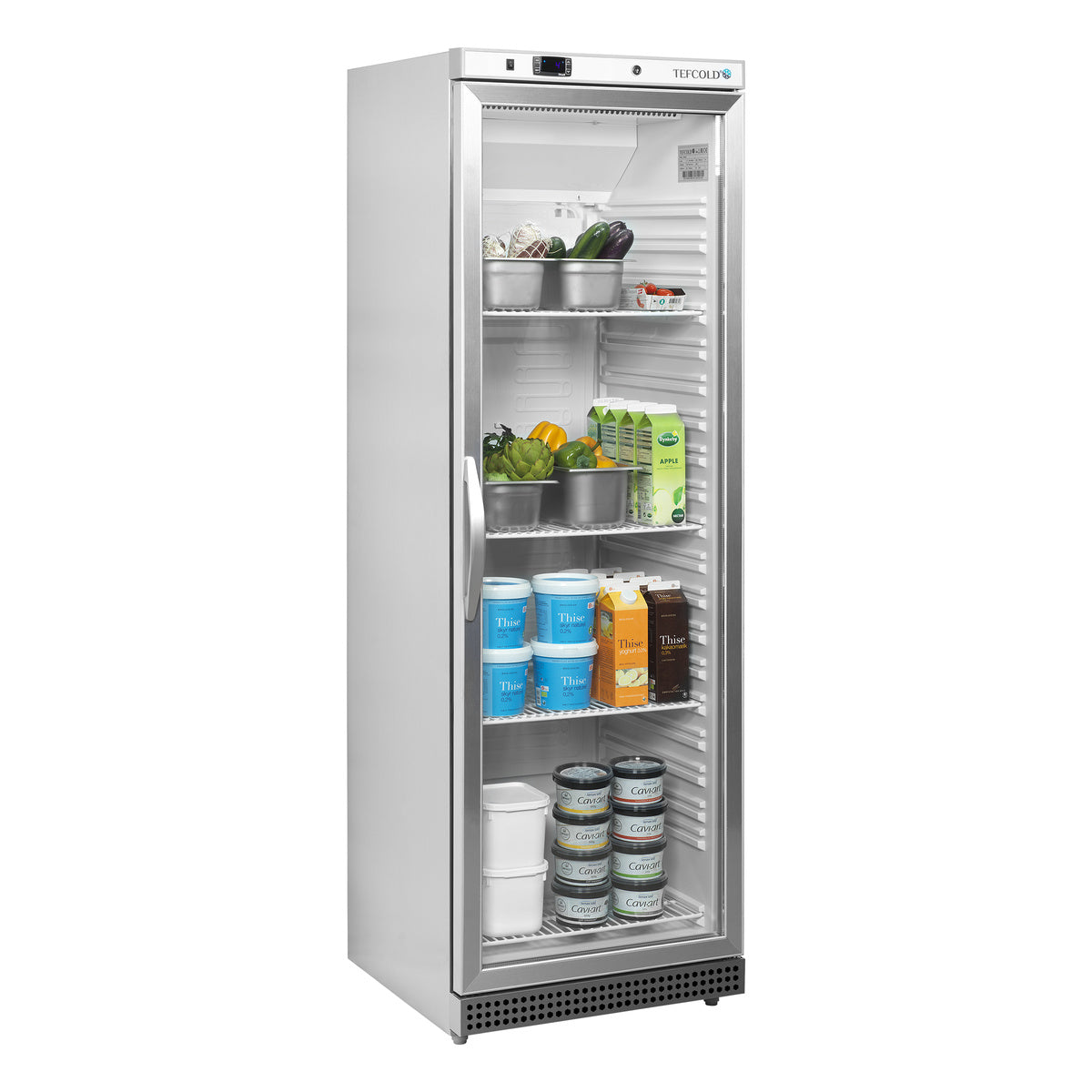 Tefcold UR400SG – produktbilde med innhold